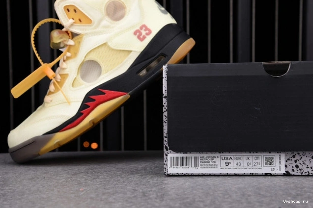 O-W Retro AIR Sail DH8565-100 Jordan 5 0728